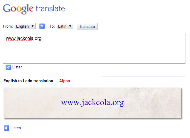 Google Translator Latin To English 99