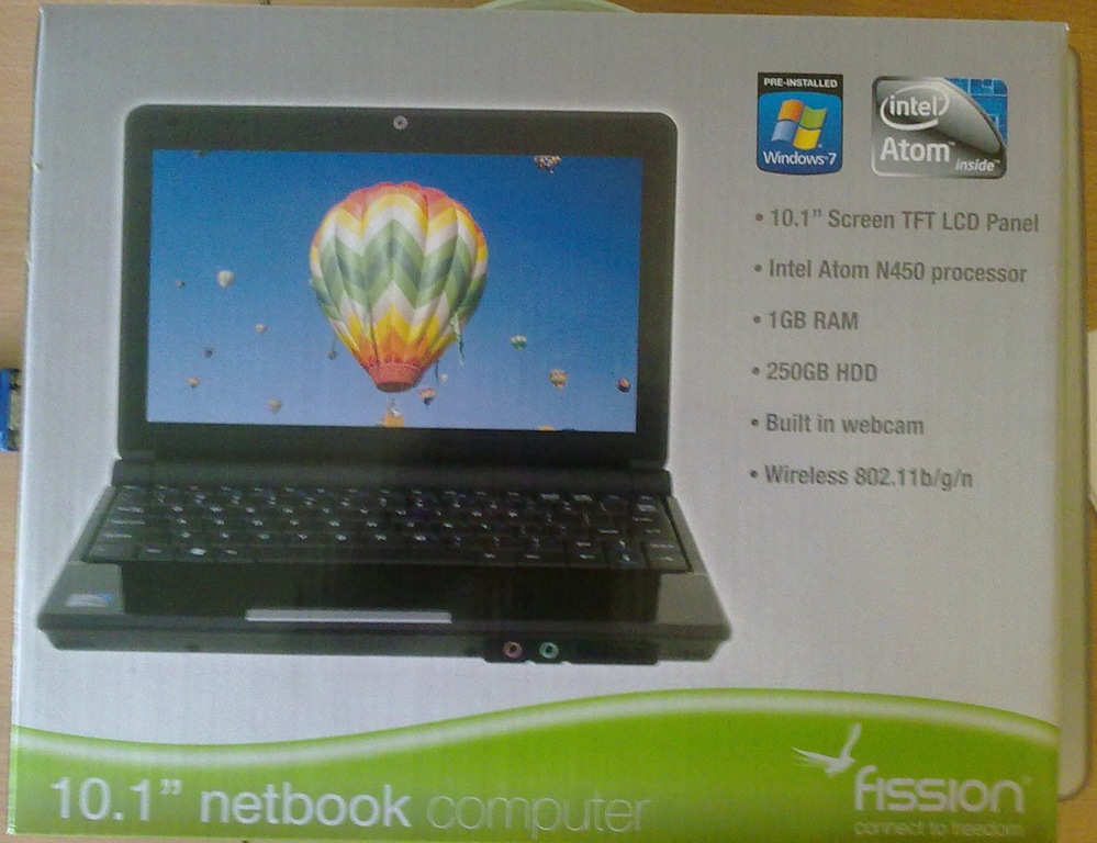 binde Estate Uafhængig Review of the Fission 10.1” Netbook – $299 At Aldi – Not Recommended As It  Sounds Like An Insect | JackCola.org - Australian Internet Geek and  Technology Enthusiast